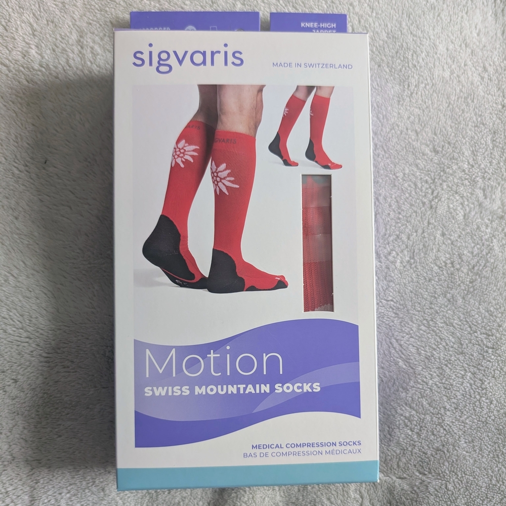 Sigvaris Red Motion Swiss Mountain Socks